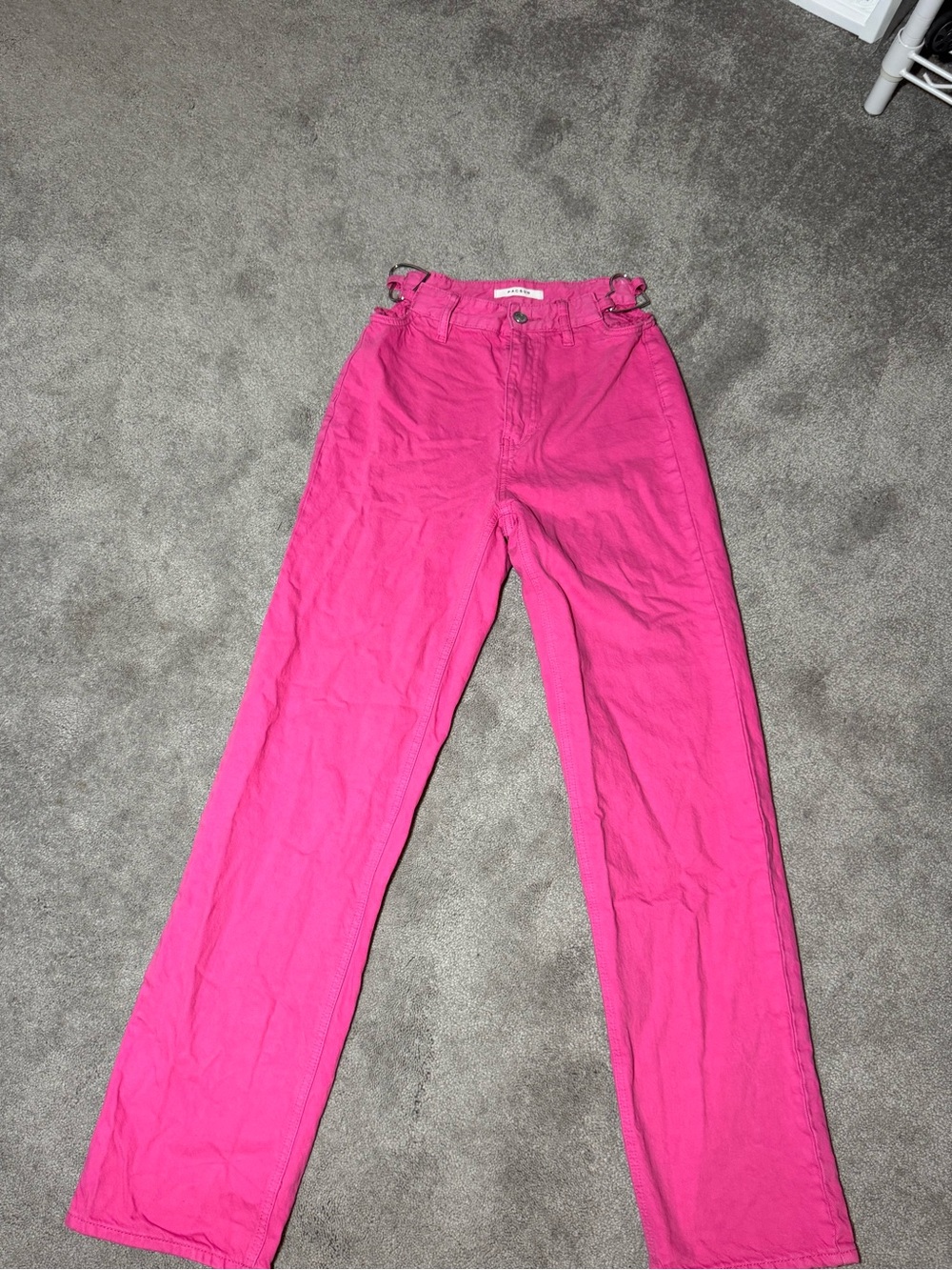 PacSun Hot Pink Straight-Leg Jeans